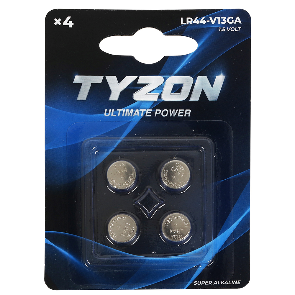 Bild von Tyzon Alkaline-Batterien LR44 4er-Pack