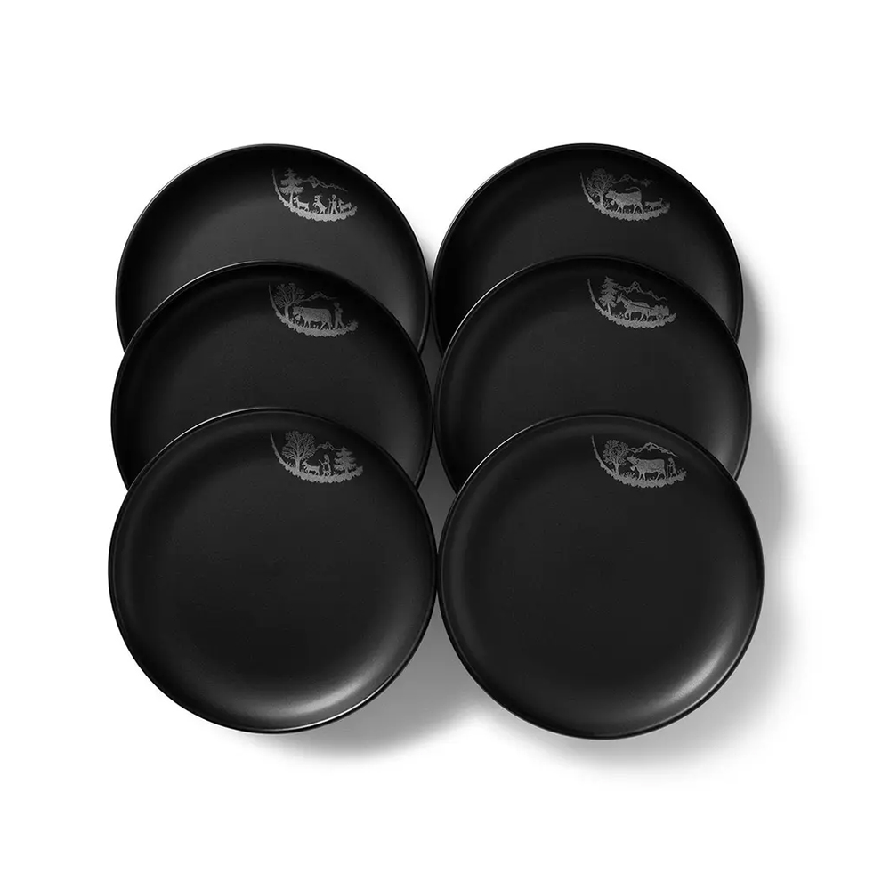 Bild von Stöckli Käsefondueteller Alp schwarz