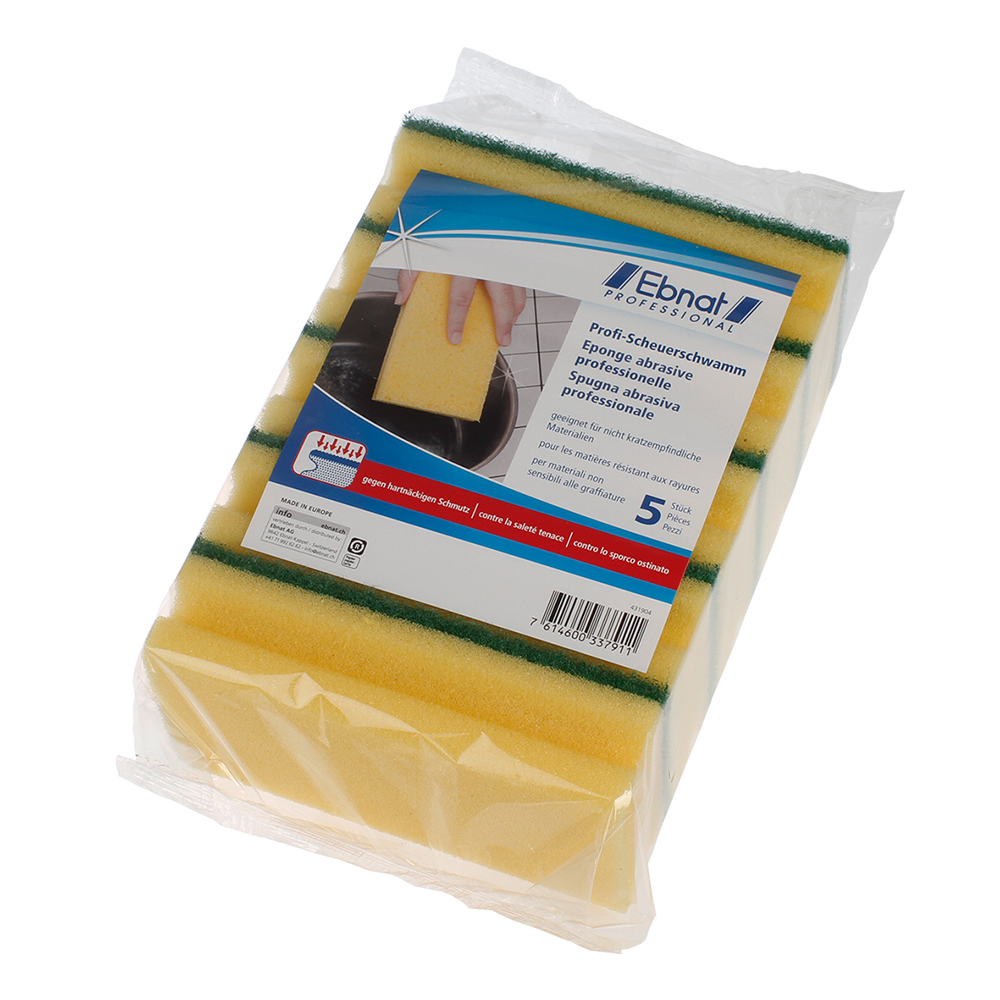 Bild von Ebnat Scheuerschwamm Profi 5er-Pack extra gross