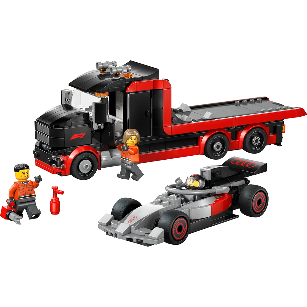 Bild von Lego City 60493 F1 Truck mit Audi F1 Rennwagen