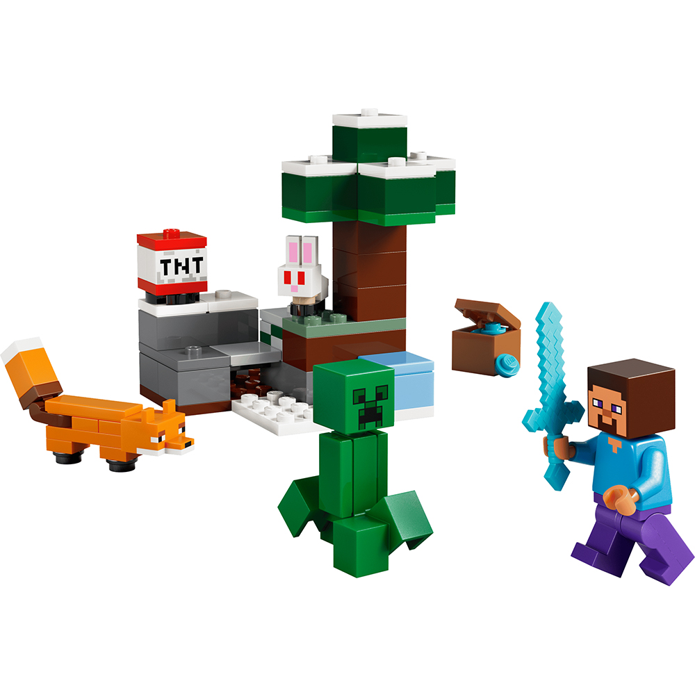 Bild von Lego Minecraft 21583 Steves Abenteuer in der Taiga