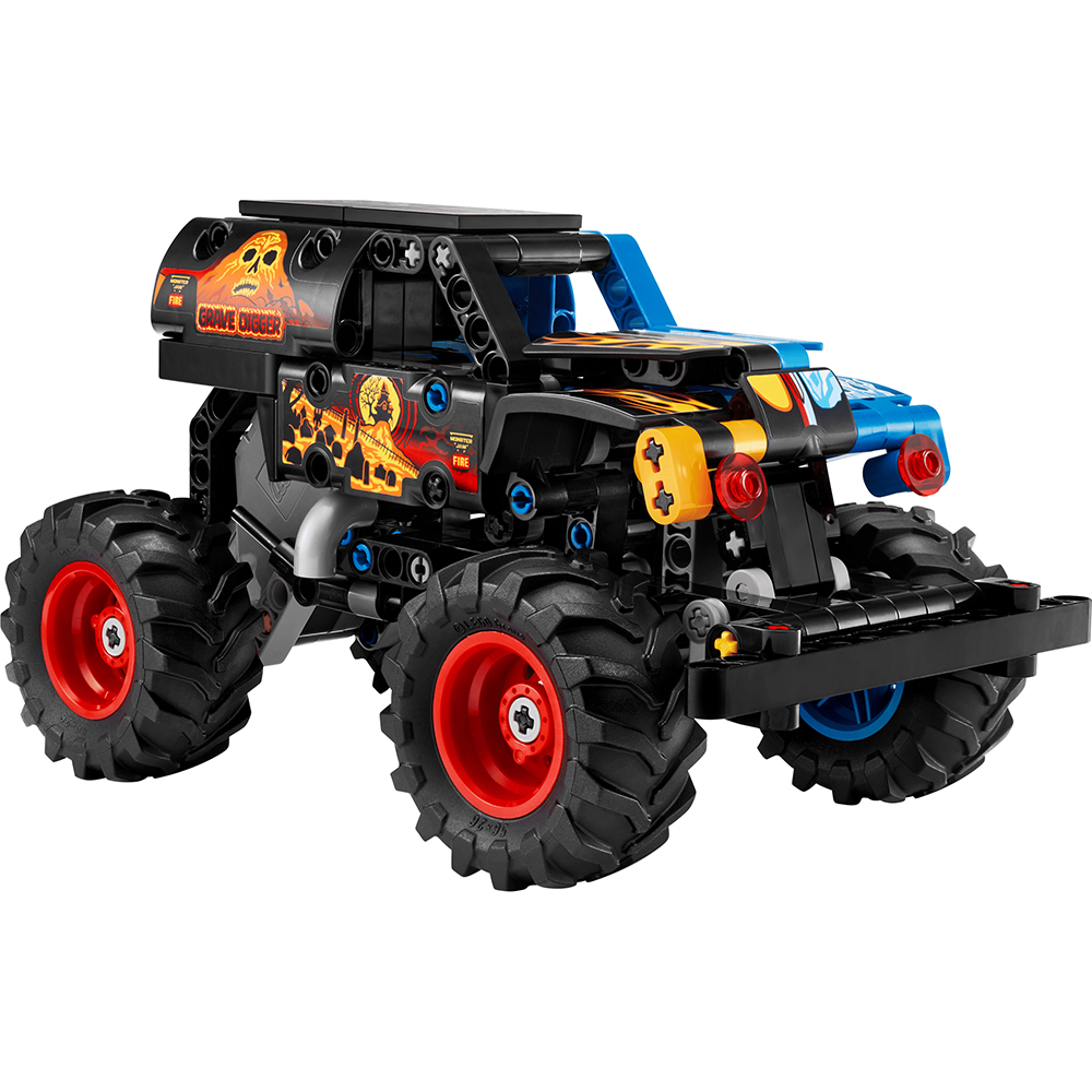 Bild von Lego Technic 42219 Monster Jam Grave Digger Feuer und Eis