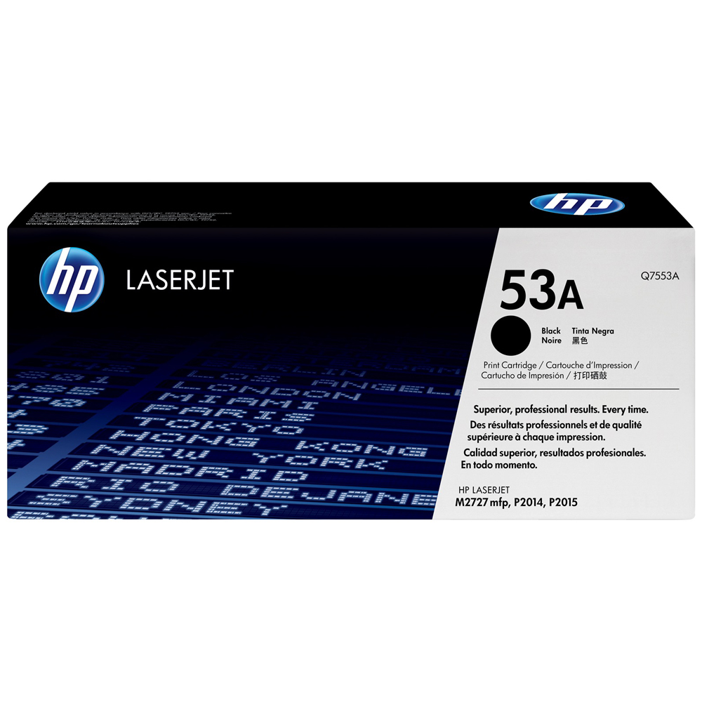 Picture of HP Toner 53A, Q7553A, Schwarz, 3000 Seiten