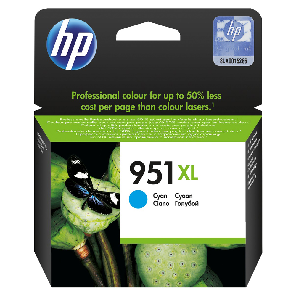 Picture of HP Tintenpatrone 951XL cyan, 1500 Seiten