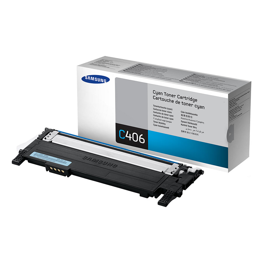 Bild von Samsung Toner CLT-C406S cyan, 1000 Seiten