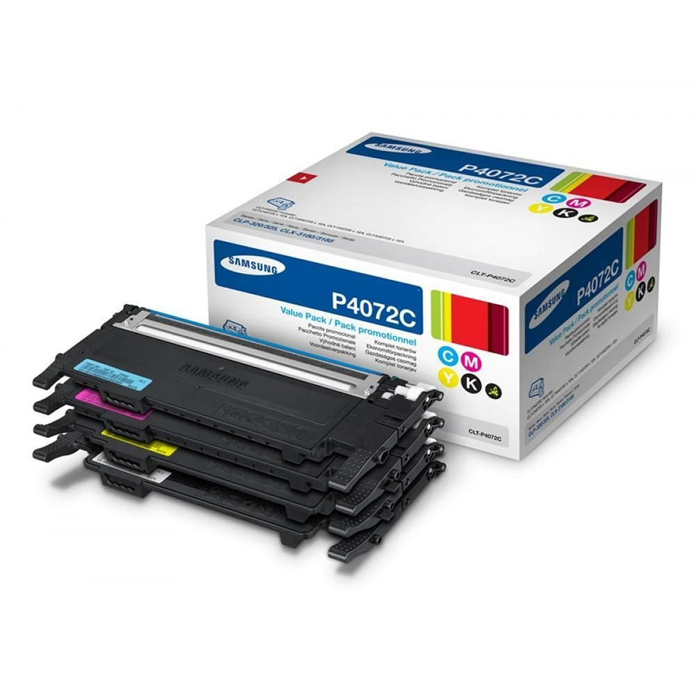 Bild von Samsung Toner Rainbow Kit CLT-P4072 CMYBK, 1000/1500 Seiten