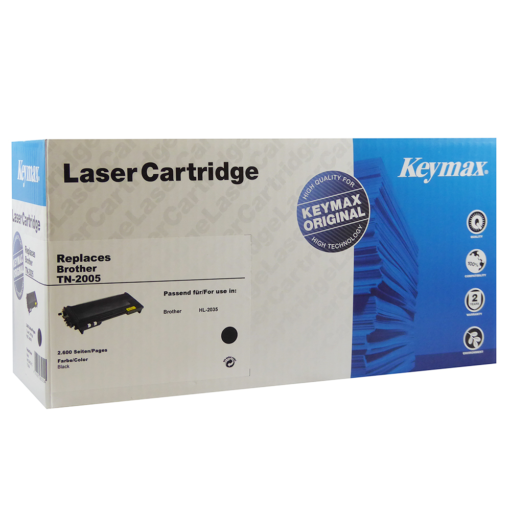Bild von Keymax TN-2005, Schwarz, 2600 Seiten
