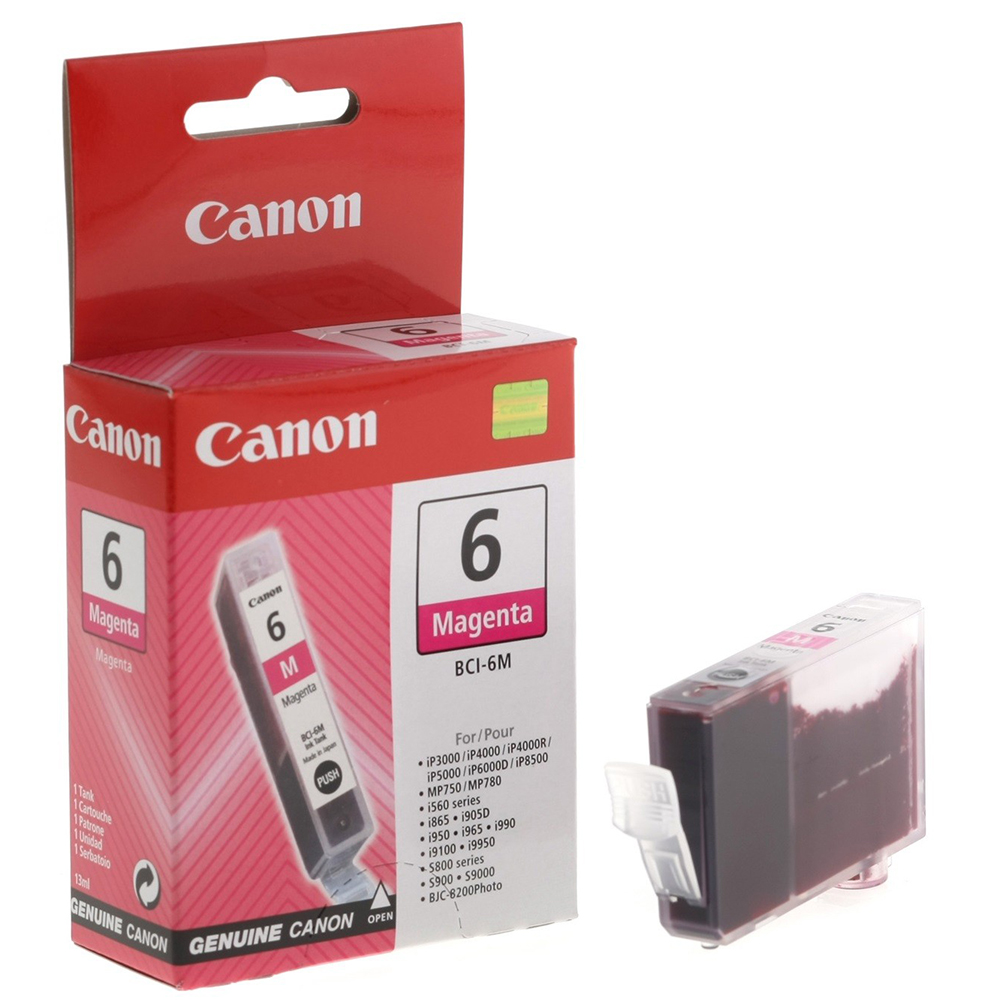 Bild von Canon Tintenpatrone BCI-6M magenta, 280 Seiten