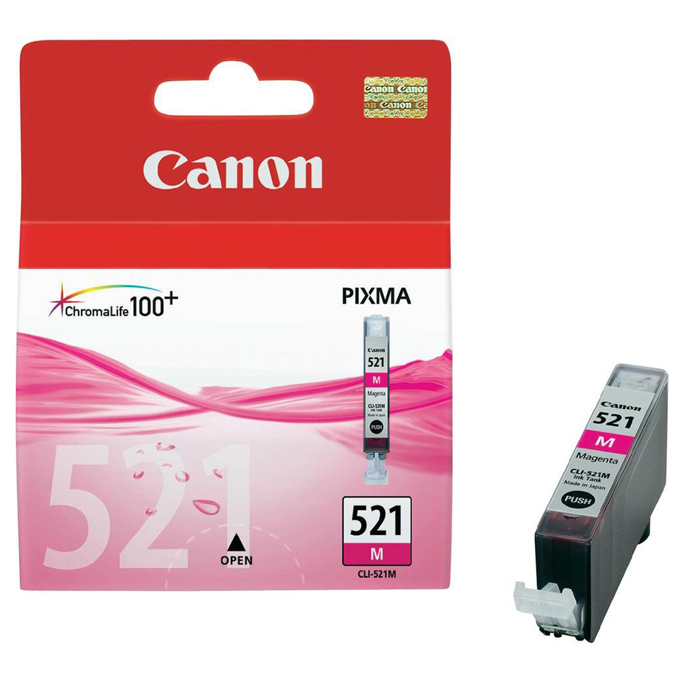 Bild von Canon Tintenpatrone CLI-521M magenta, Füllmenge 9ml